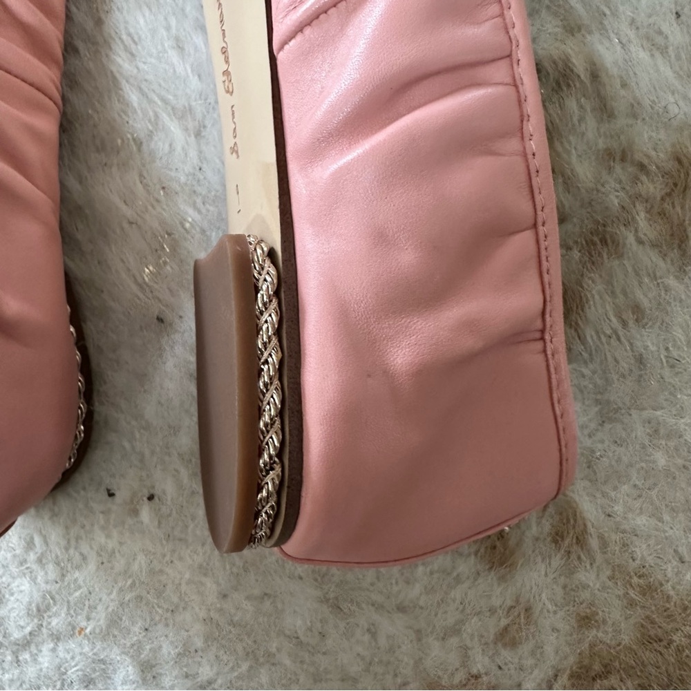 Sam Edelman Meg Pink Leather Ballet Flats - Picture 7 of 8